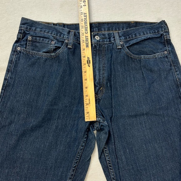 Levi’s Strauss & Co. Dark Wash 559 Straight Leg Jeans Size 38 T - Picture 4 of 10